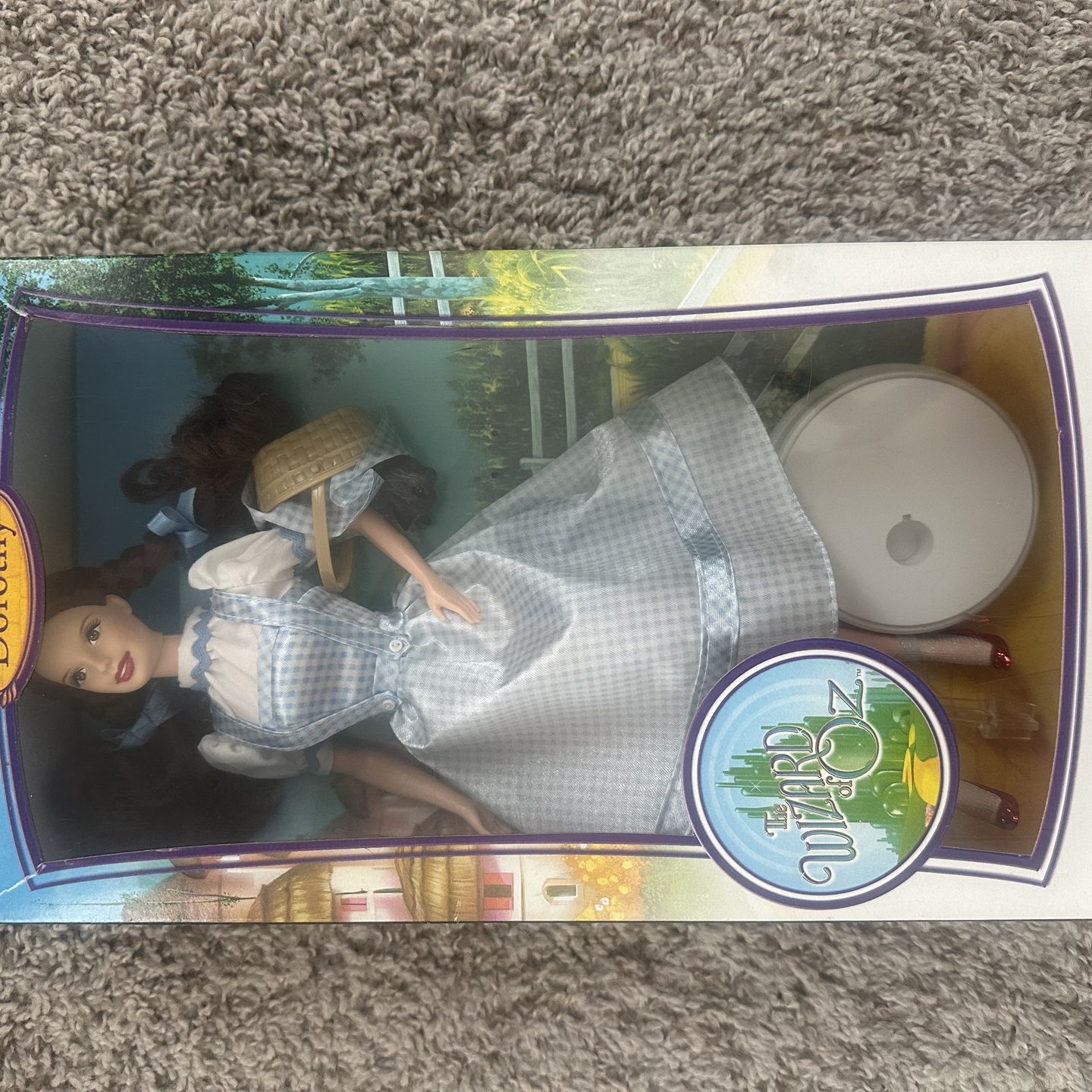 The Wizard Of Oz Dorothy Doll Barbie Collector Pink Label 2006 Mattel #K8682