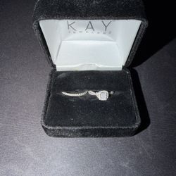 KayJewelers Engagement Ring And Wedding Ring Set 