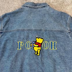 Vintage Winnie The Pooh Denim Jacket