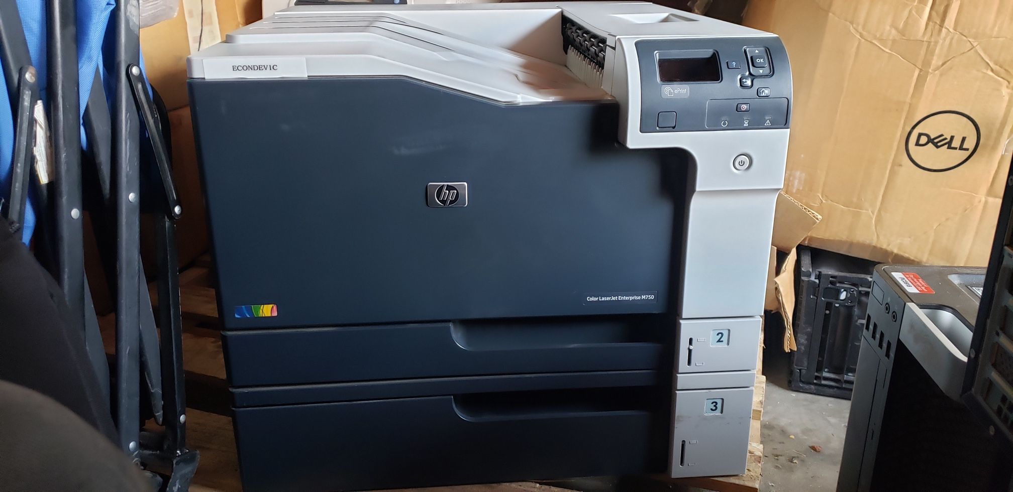 HP Laserjet Enterprise M750 Color Printer Toner Included 