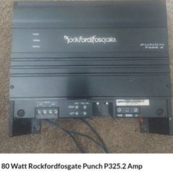 Price Firm 80 Watt Rockfordfosgate Punch P325.2 Amp
