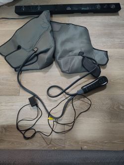 Leg massager with remote