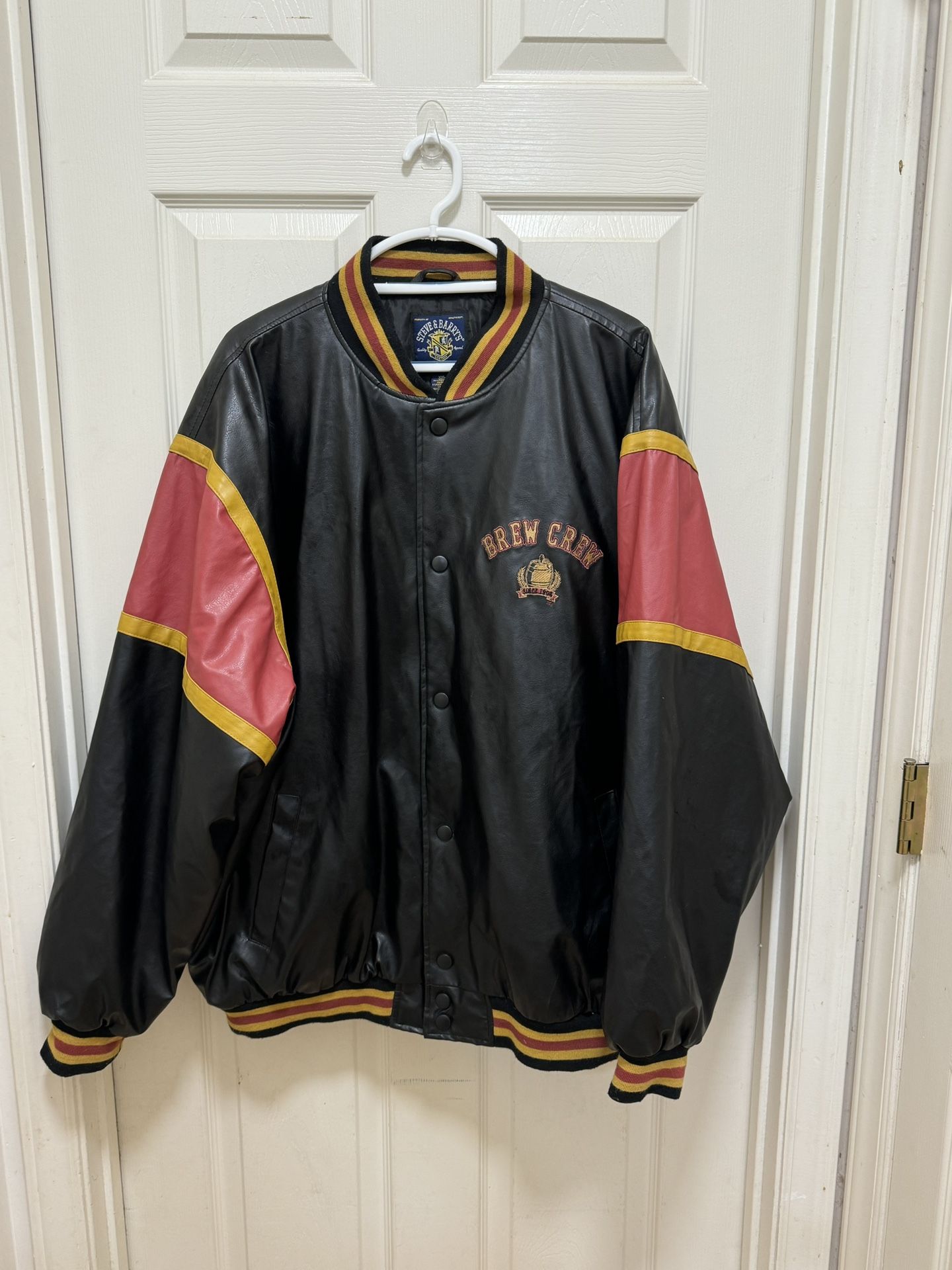 Steve & Barry's Brew Beer Crew Official Taste Tester Varsity Jacket XXL