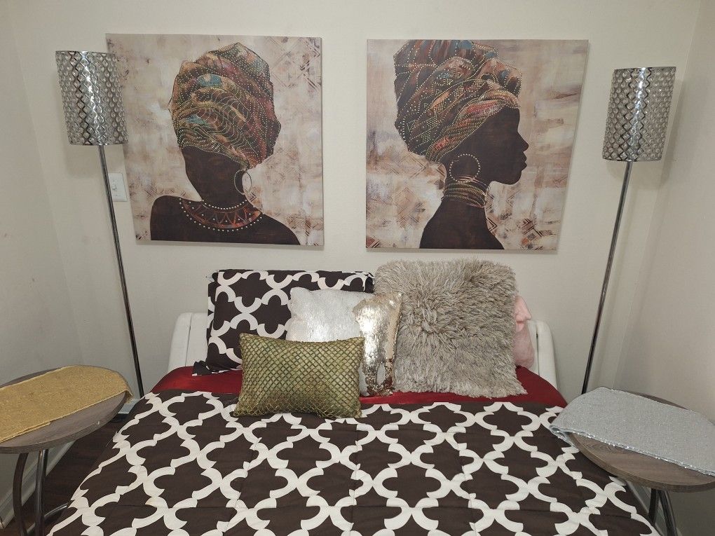 $200 Bed, Mattress, Pillows 
