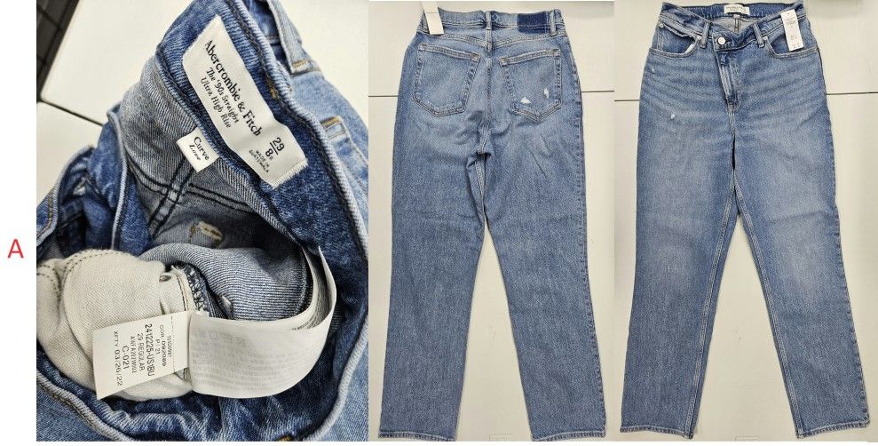 12 Pair Women's Jeans - Size 6/28 & 8 /29- Abercrombie, Seven, Paige, AG, Lucky