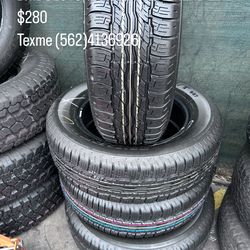 Set of four used $280