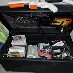 Guitar Hero Ottoman Storage box 