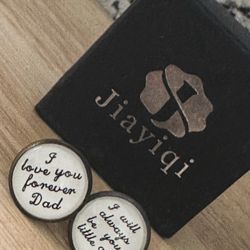 Father button cover cufflink 