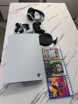 PS5 Console Bundle with Controllers, Headset & Games