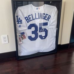 CODY BELLINGER SIGNED DODGERS JERSEY JSA CERTIFIED