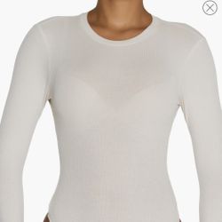 Women, White Bodysuits Size S/M
