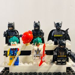 Batman vs Joker 6pc Minifigure Collection LEGO Compatible