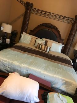 Ashley Northshore California King Canopy Size Bed