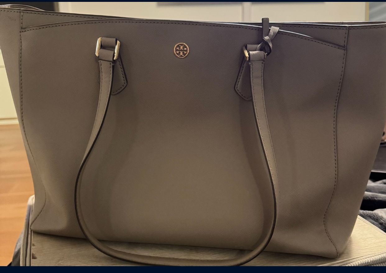 Tan Shoulder Bag By Tory Burch