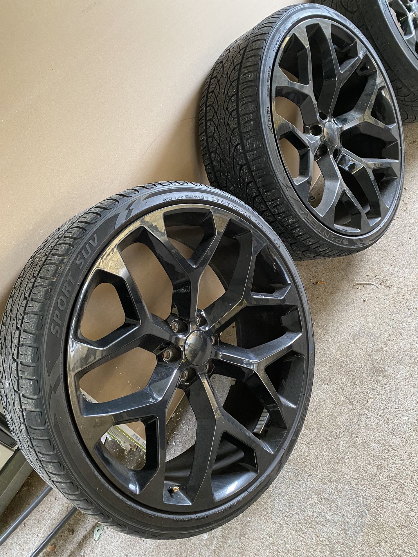 26 Inch Rims Snowflakes