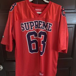 Red Supreme Bones Jersey 
