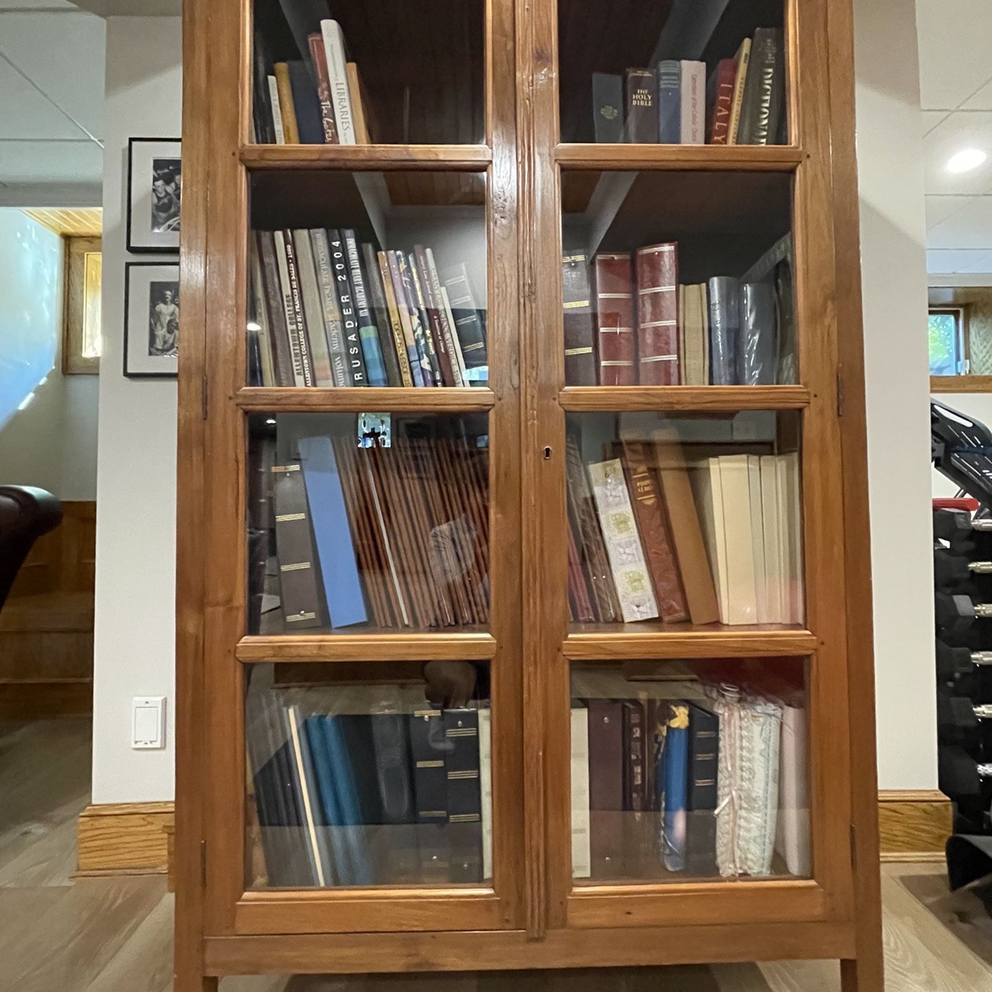 Display /Book Cabinet With Glass Doors