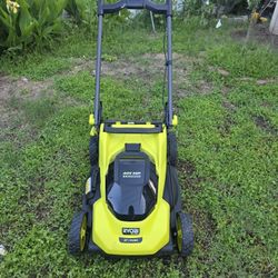 40 volt lawn mower 20 inch push with battery and charger (NO BAG ) 