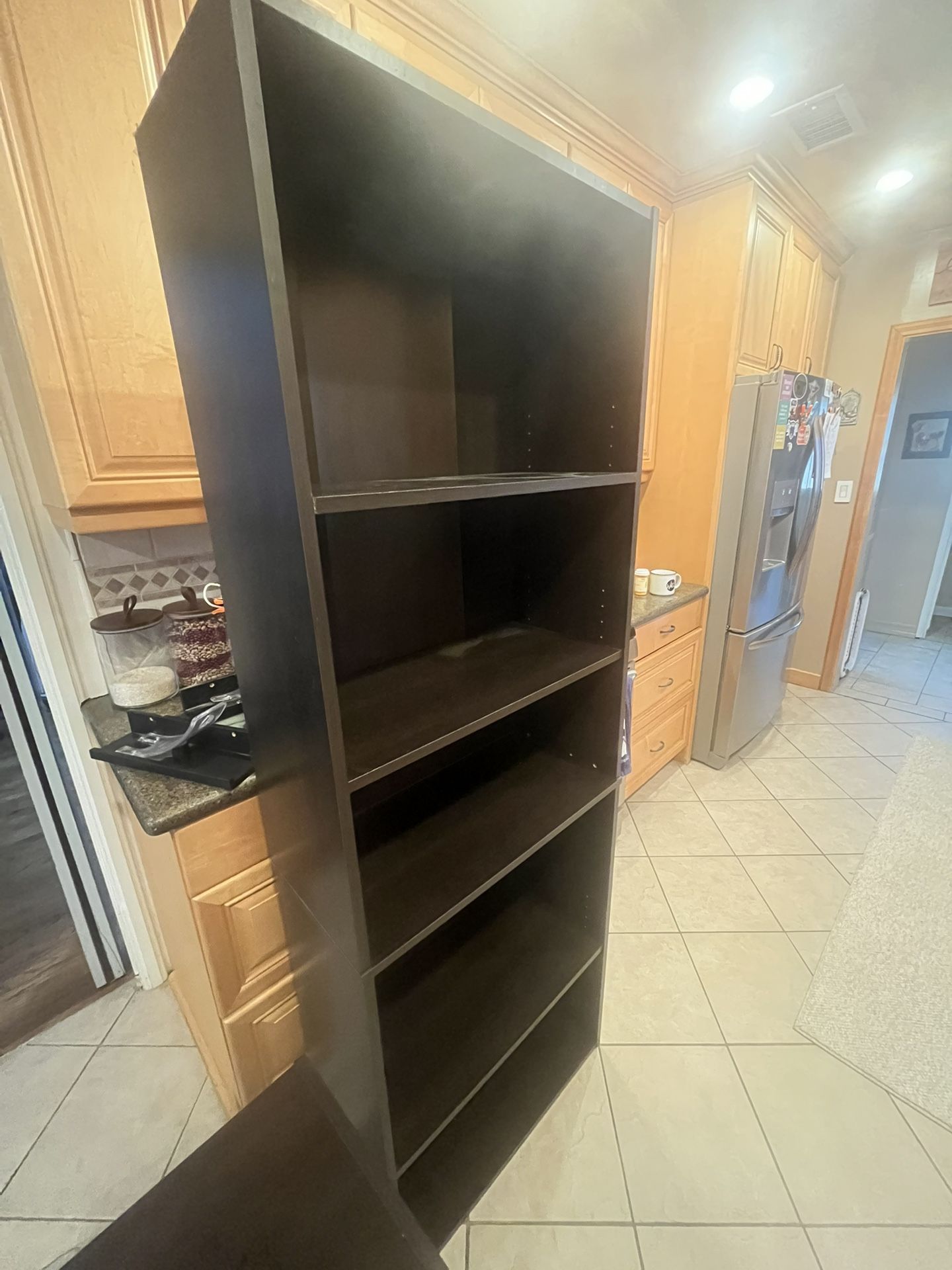 5 Shelf Bookcase And 3 Smaller Bookcase