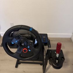 Logitech G29 Wheel & Pedals + Brook Adapter (PS5 Compatible)