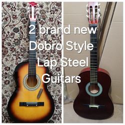 $150 For 2 Brand New Dobro Style Lap Steel Guitars 