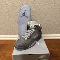 Jordan 5 Retro Wolf Grey (size 10)