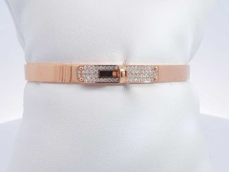 1 Cttw Diamond 23.5g 18k Yellow Gold Hinged Bangle Bracelet 7 In Vc0124rzxzmia
