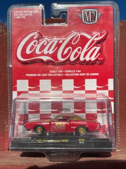 M2 Machines 1:64 Coca-Cola 1971 Dodge Charger HEMI