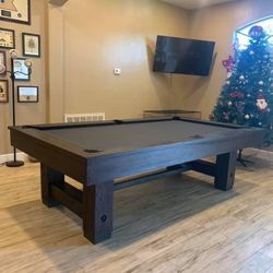 Rustic Pool Table 