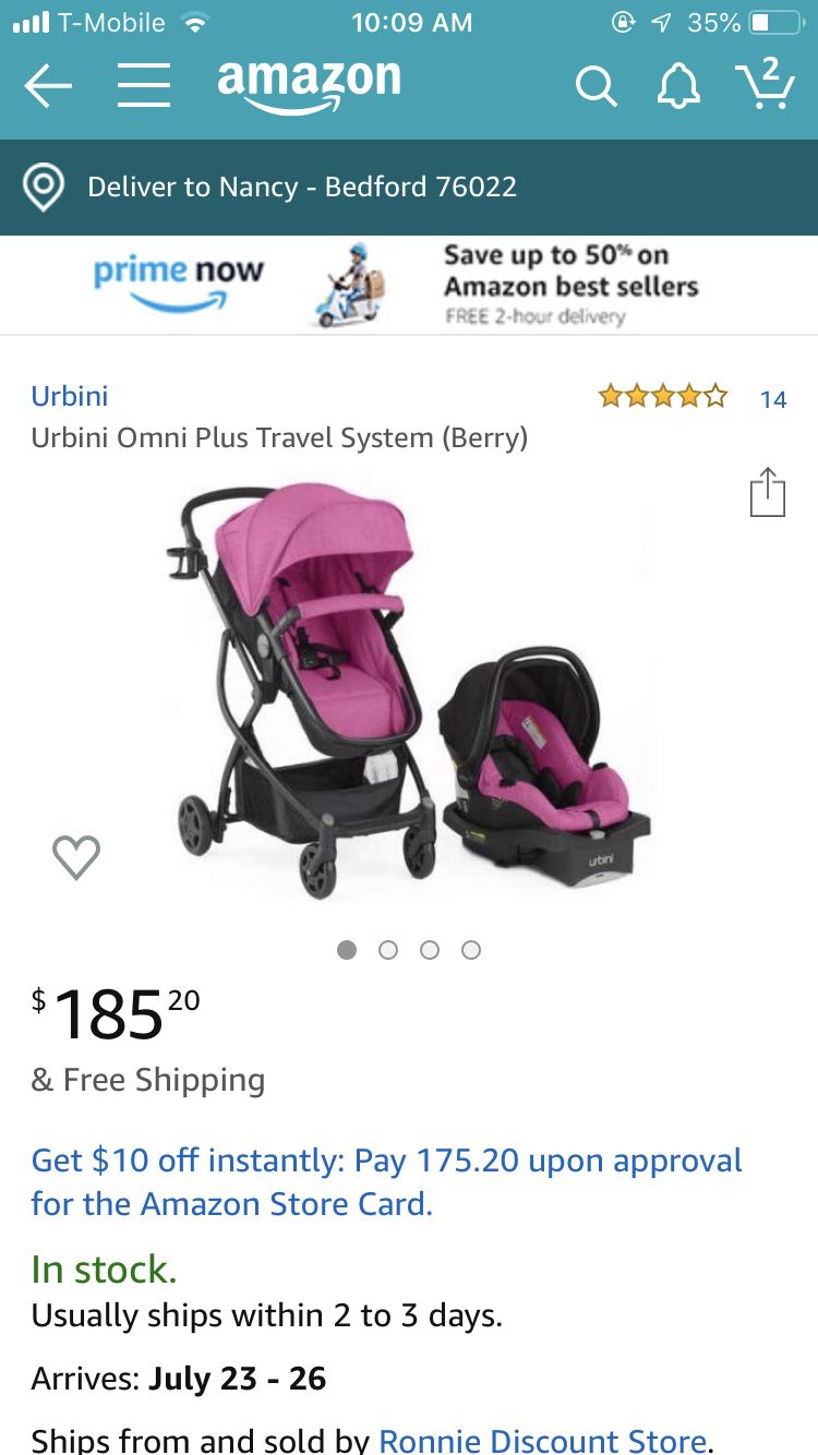 Bassinet stroller and car seat