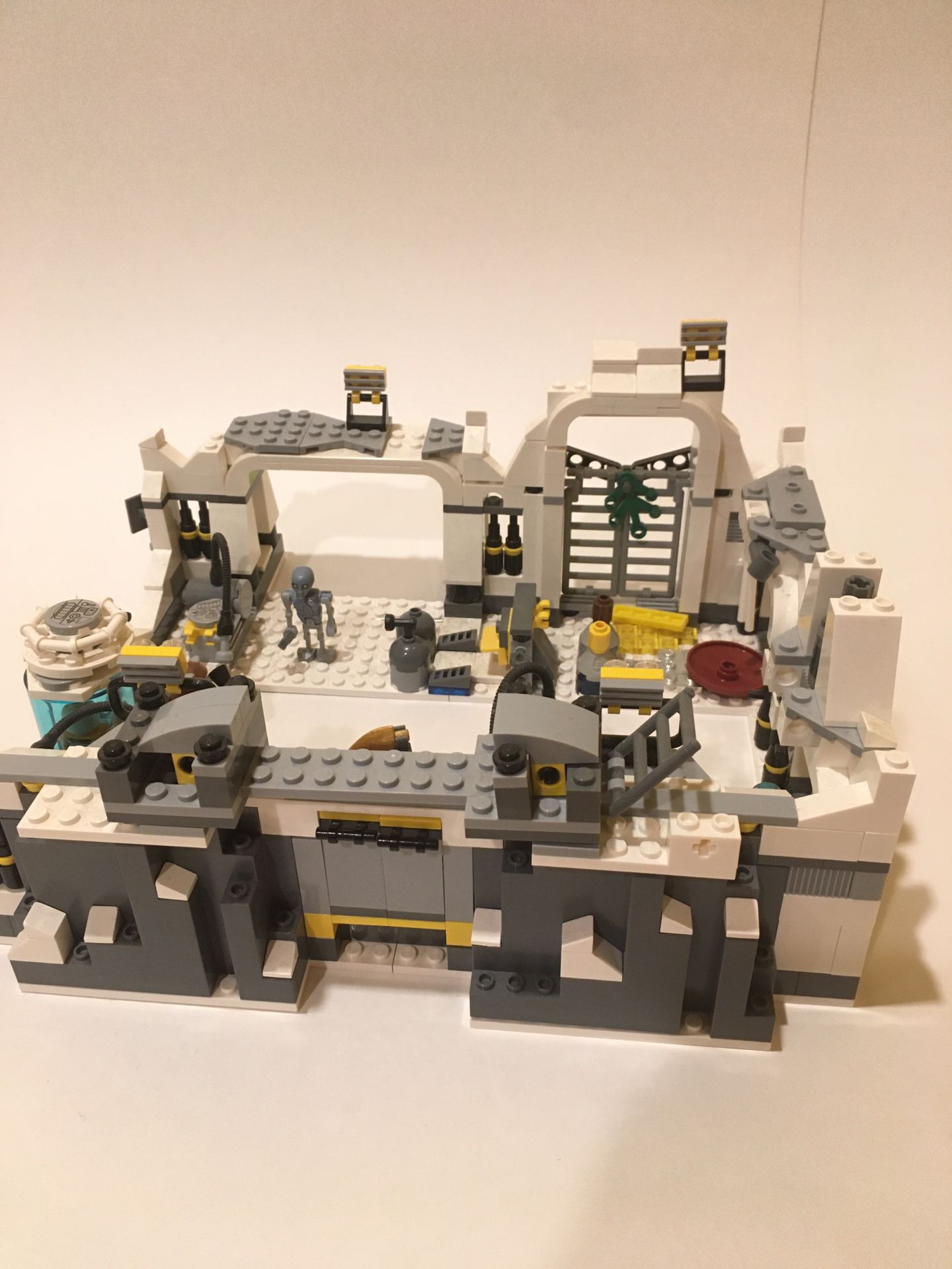 LEGO toy set: hoth base and shuttle