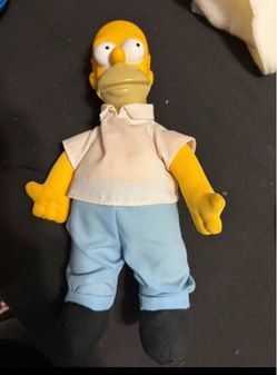 ‘The Simpsons’ Complete Family Plushies Hard Face Dolls Set Of Five!