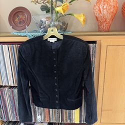 PRICE DROP: NW/OT JONES NEW YORK EXPERTLY LINED and TAILORED SUEDE SNAP-FRONT, 6