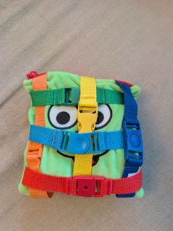 Toddler Baby Buckle Activity Plush Toy Kids