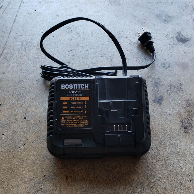Bostitch 20 volt battery charger new arrivals