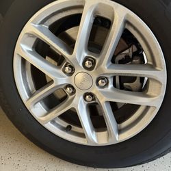 2024 Jeep Grand Cherokee L Wheel Rims and Tires OEM Original Alloy Wheel and Tire 18’’ 