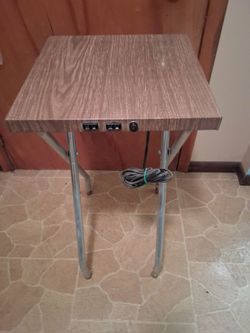Vintage foldable film projector table