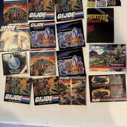 GI Joe Catalog Booklets/Miscellaneous 1980’s. $20 Takes All. Must Pickup