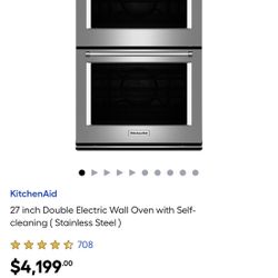 Kitchen Aid Double Oven 