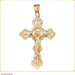 14 Kt Gold Cross