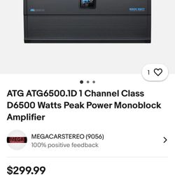 ATG 6500 Watt Amp/ 4000 Watt Woofers 12s