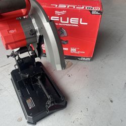 Milwaukee M18 FUEL 18-Volt Lithium-Ion Brushless Cordless 14 in. Abrasive Cut-Off Saw (Tool-Only)  In excellent condition.  No battery - no charger   