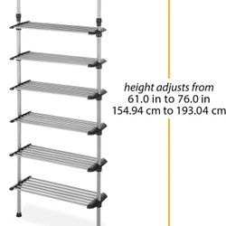Whitmor 6 Shelf Closet System - Adjustable Closet Maximizer