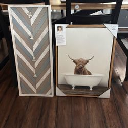 Amy Peterson picture & farmhouse frame with clips
