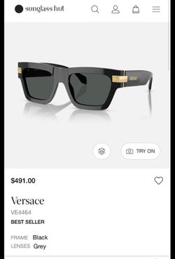 Men’s Versace sunglasses