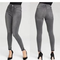 Good American Gray Skinny Jeans Size 16