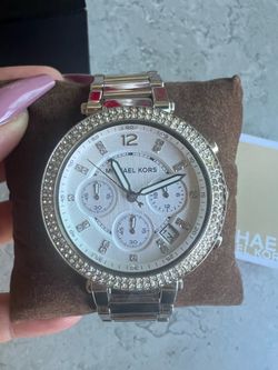 Michael Kors Watch Silver w/ Rhinestones (Women)