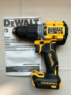 DEWALT. 20V MAX XR Lithium Ion Brushless Cordless 1/2” Hammer Drill Driver (Tool Only). DCD805B.