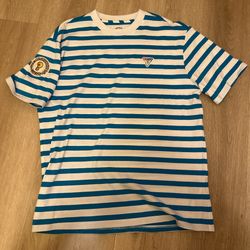 Guess x Friendswithyou Blue Stripe T-Shirt size m