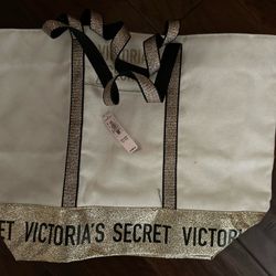 Victoria Secret Over Night Tote Glitter NEW W TAGS